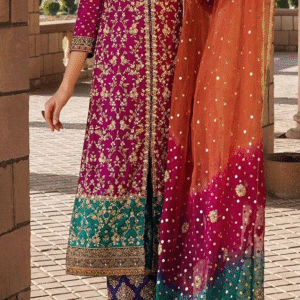 Zainab Chottani Luxury Handwork Embroidered Chiffon 3PC Suit